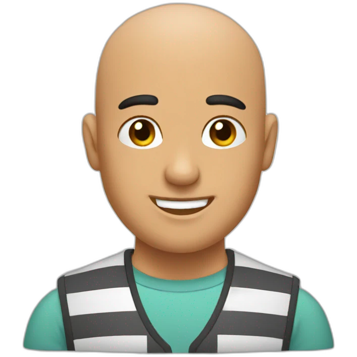 bald barber emoji