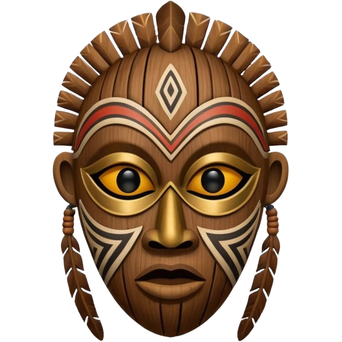 African tribal mask emoji