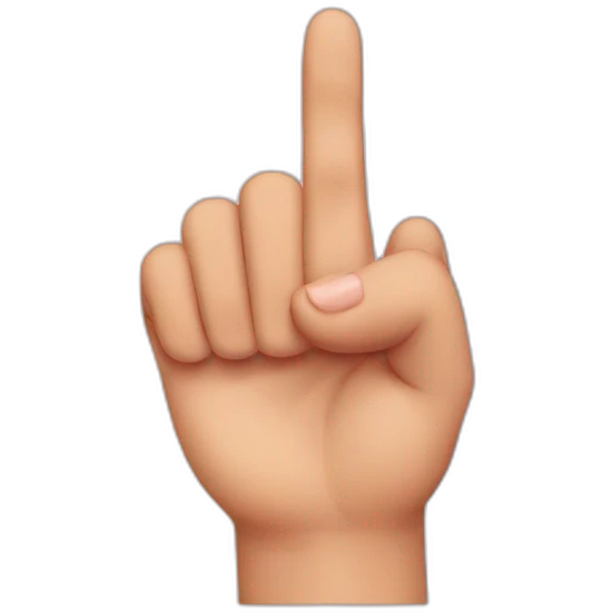 Pinky finger emoji