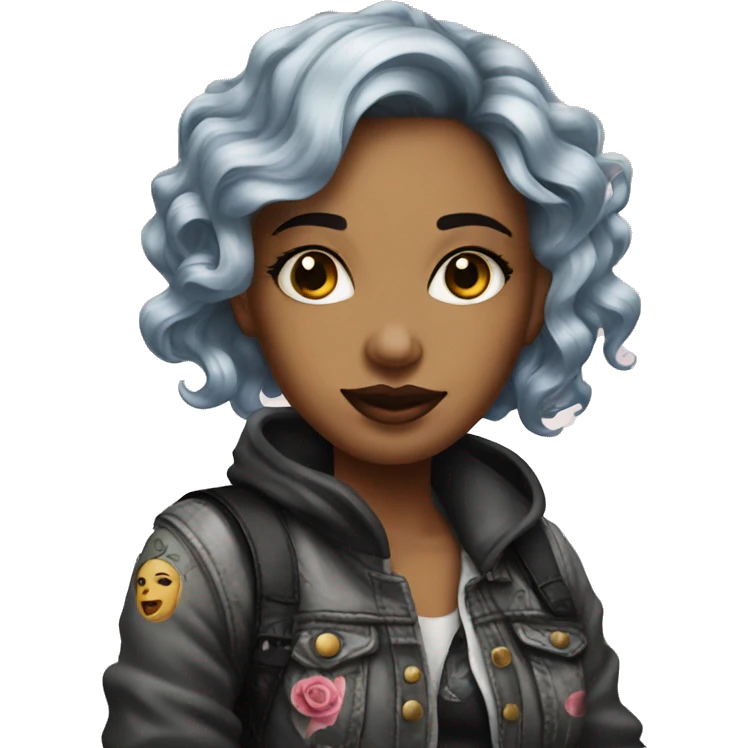 Girl tattoo artist emoji