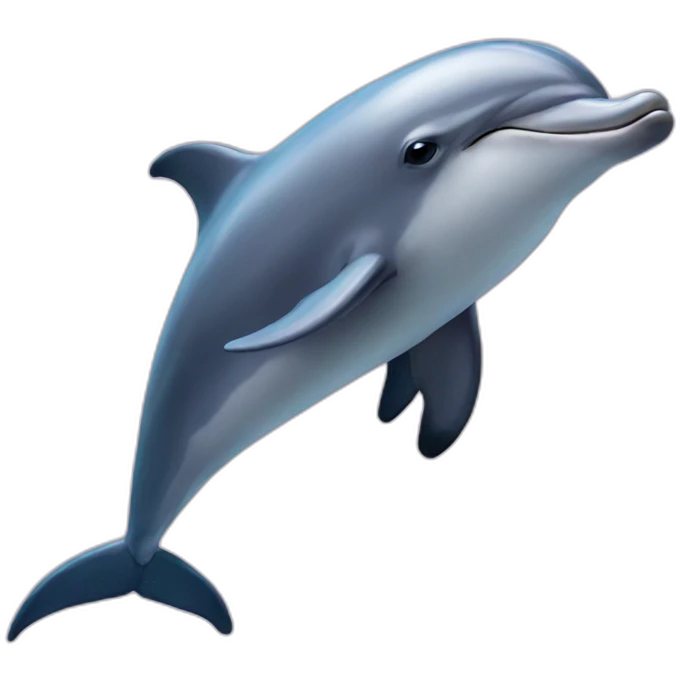 Autistic dolphin emoji