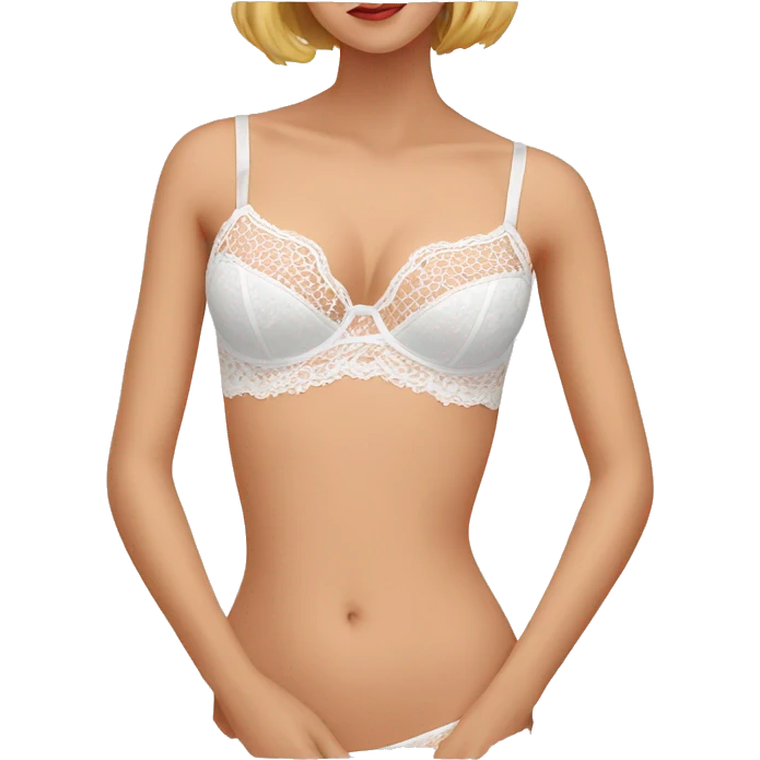 lace bra emoji