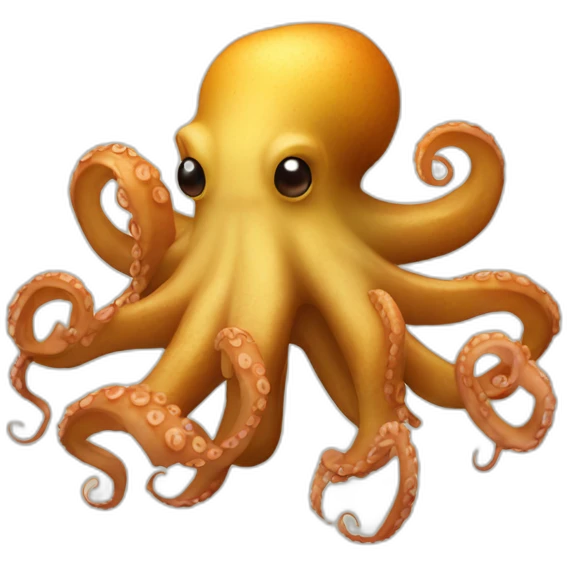 octopus food potatoes emoji