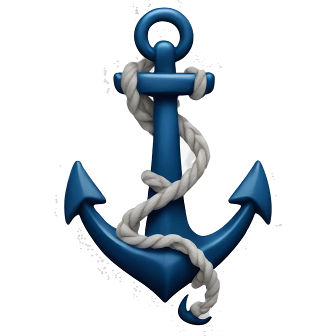 anchor smiling emoji