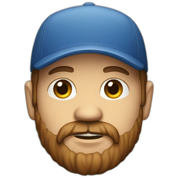 Jason, chubby, blue-collar, beard emoji