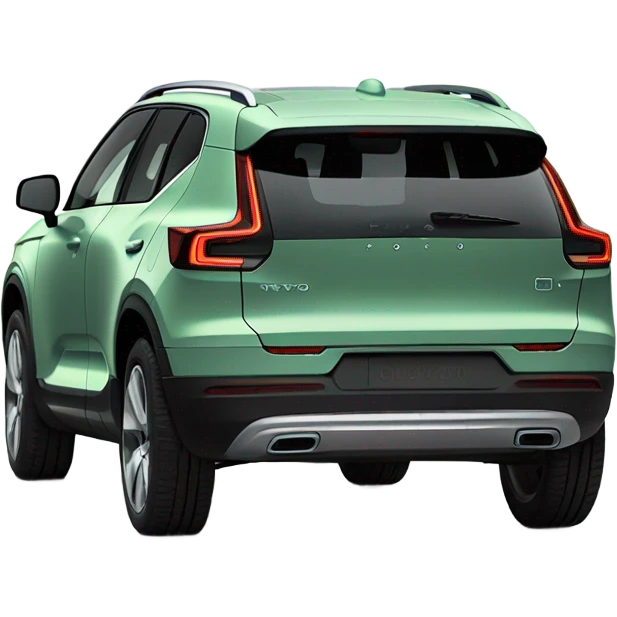 Green Volvo XC40 emoji