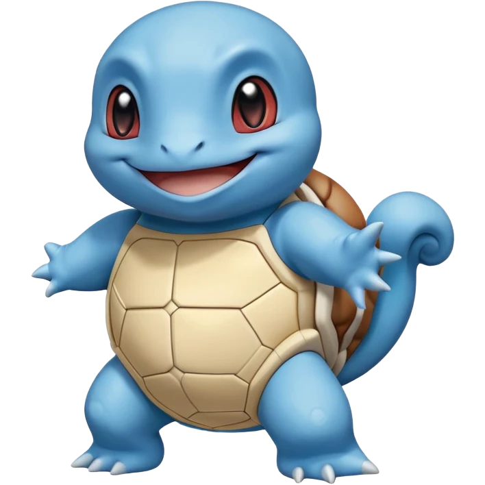 Squirtle smiling emoji
