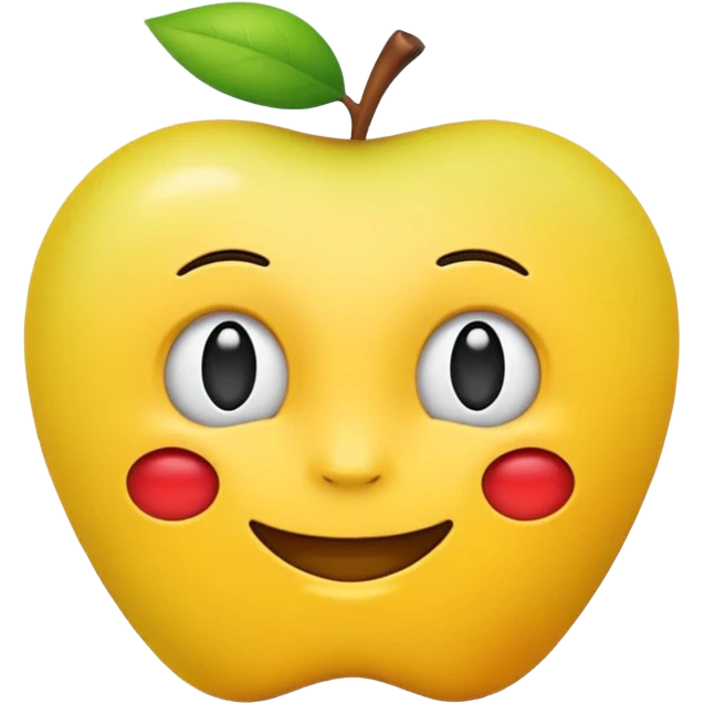 freundliches Lipid-Emoji, passend zu Biomolekülen, Apple-Emoji-Stil emoji