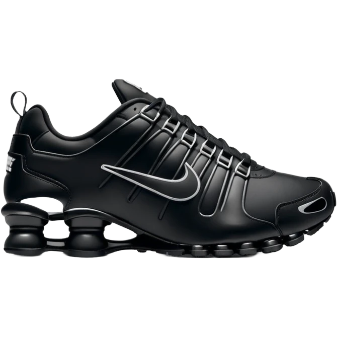 Nike shox tl black emoji