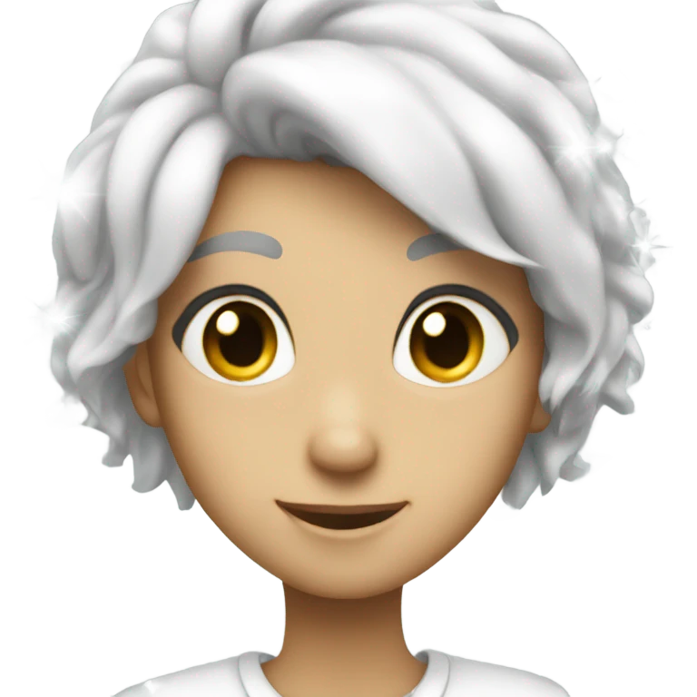 white sparkles emoji