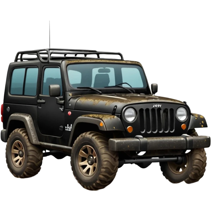 JEEP black color Jeep emoji suv emoji
