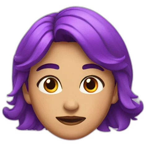 fuego violeta emoji