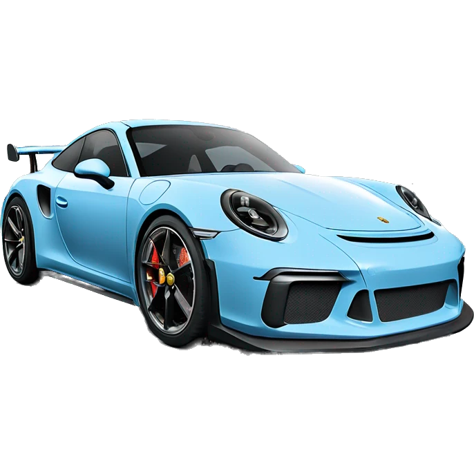 Light blue porsche gt3 2019 emoji
