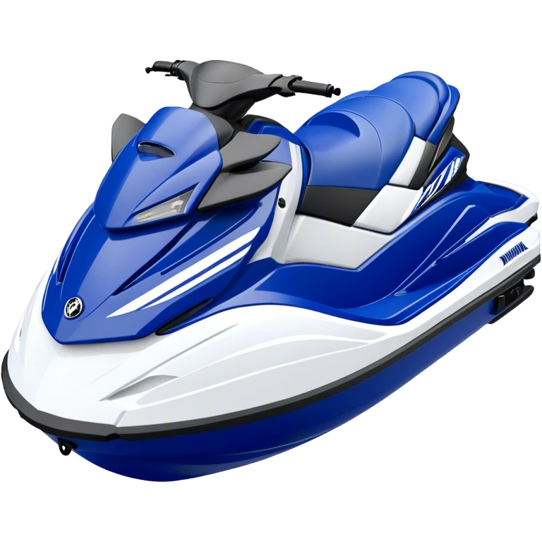 Jet Ski - Yamaha EX Deluxe (Model Year: 2022) (Iconic colour: Blue and white) emoji