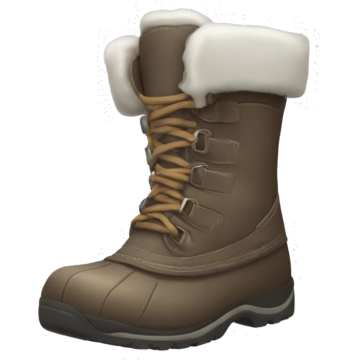 Winter boots emoji