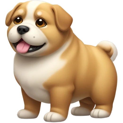 Fat dog emoji