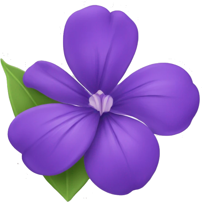 violet flower emoji