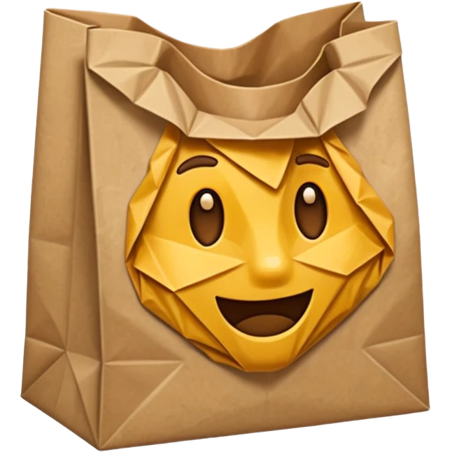 paper bag emoji