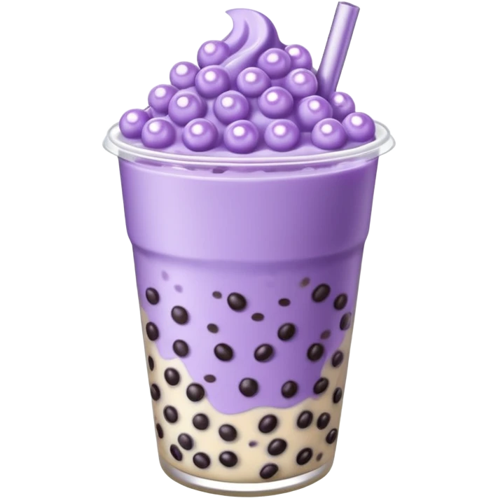 lavender milk tea boba emoji