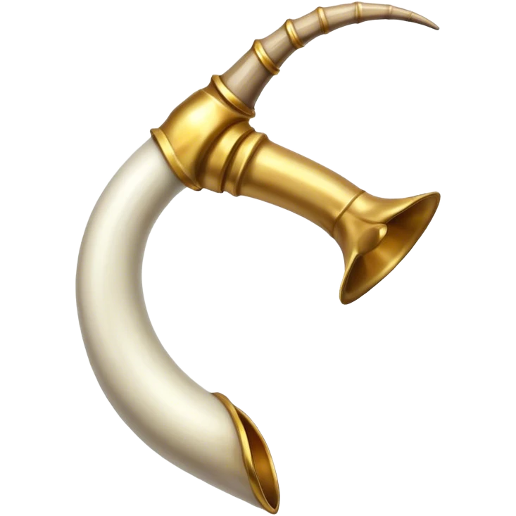 Horn that came from a goat horn emoji