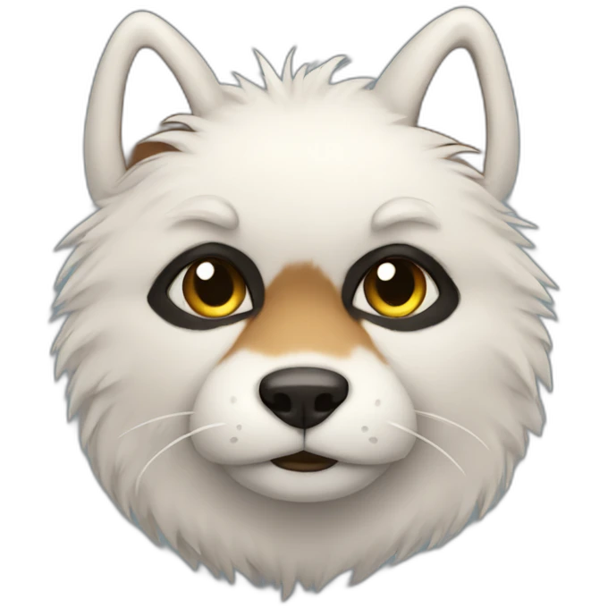 furry with hot face emoji