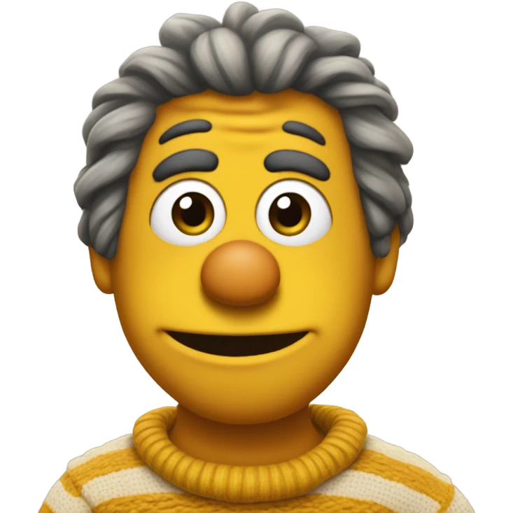 Bert Sesame Street  emoji
