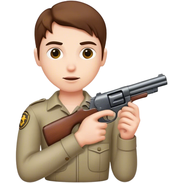 person who shoots himself emoji