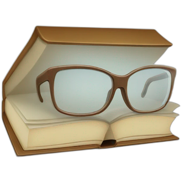 livre lunette emoji