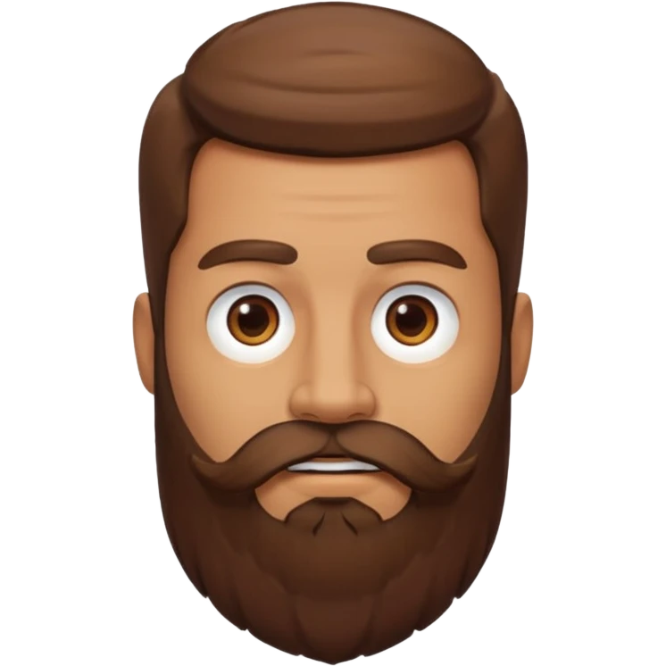 Guy with a really huge beard emoji