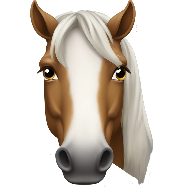 Tu es mange une cheval emoji