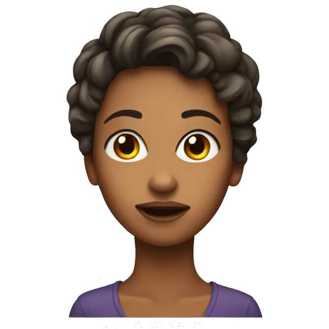 Woman side eye  emoji
