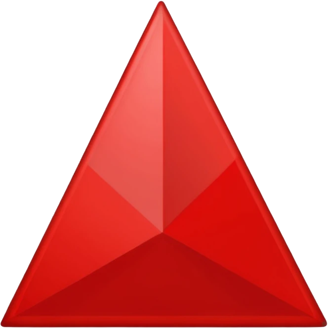 red triangle emoji