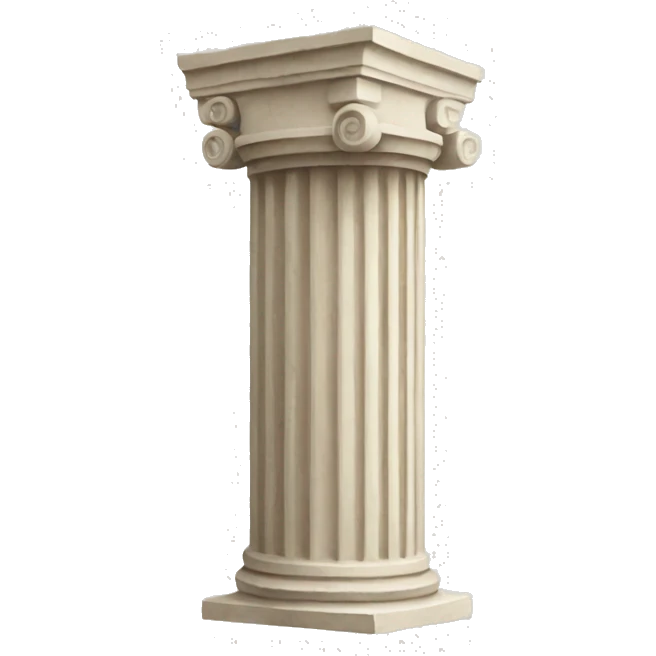 Ancient Greek Pillar, Off-white emoji