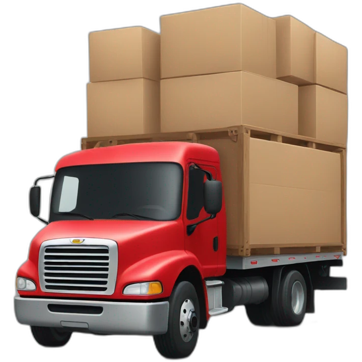 red truckload no background emoji