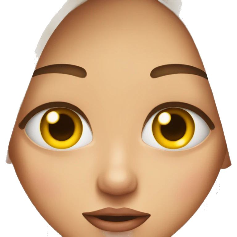 Girl rolling eyes with nails  emoji