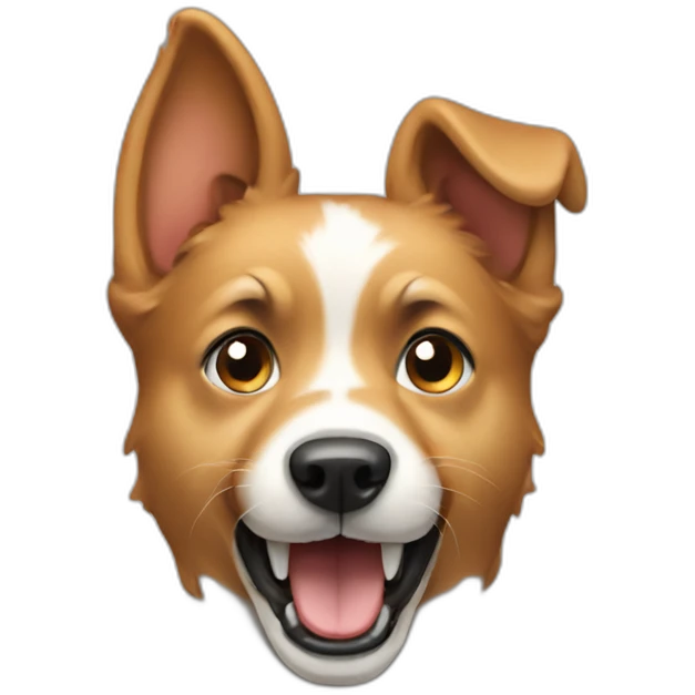 dog barking emoji
