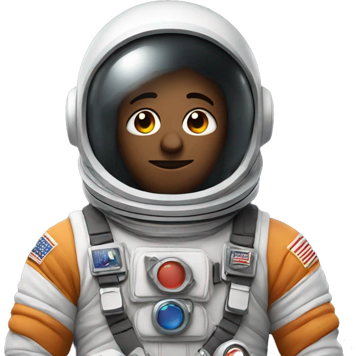 astronaut with dark visor emoji