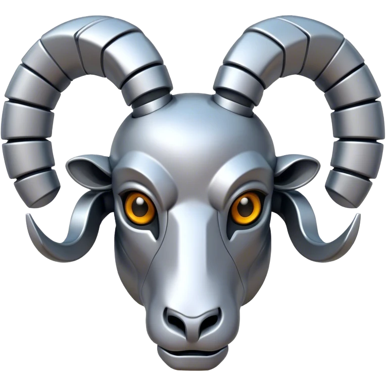 Cybernetic Ram(Goat) head  emoji