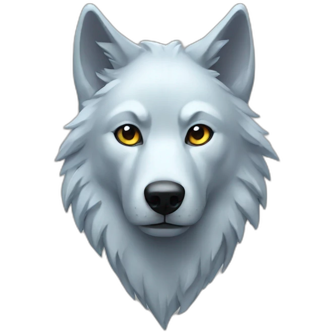 Glass Wolf emoji