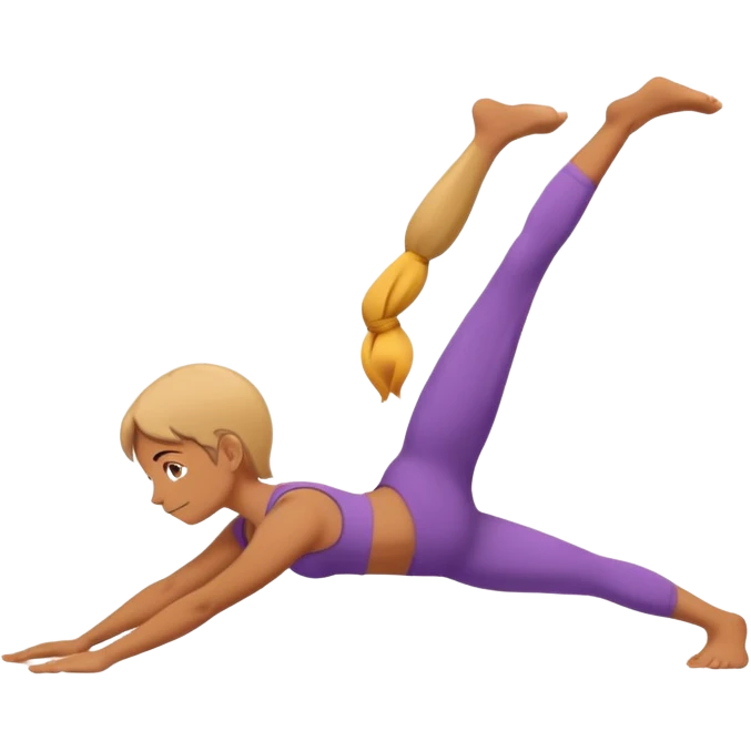 person doing bridge pose emoji