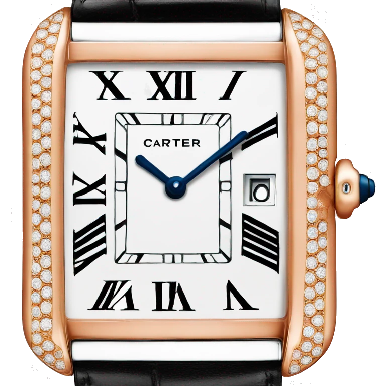 cartier tank watch emoji