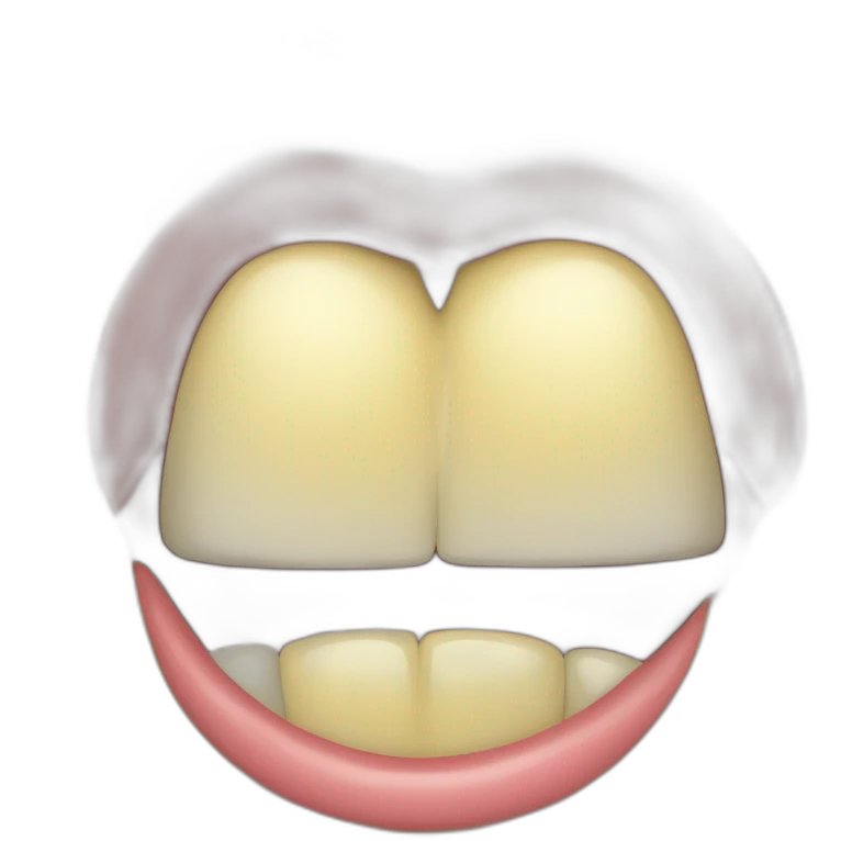 Dent qui sorte de la bouche emoji