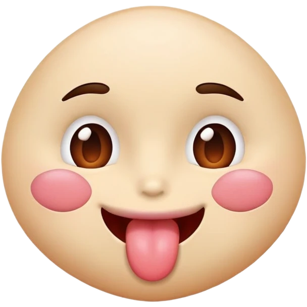 heart eyes tongue out emoji