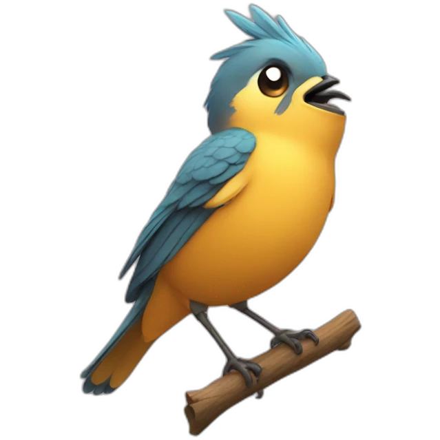 BIRD sing emoji