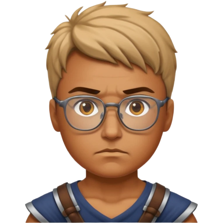 Glasses-Wearing Warrior emoji