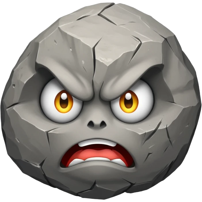 An angry fast rolling it's eyes emoji