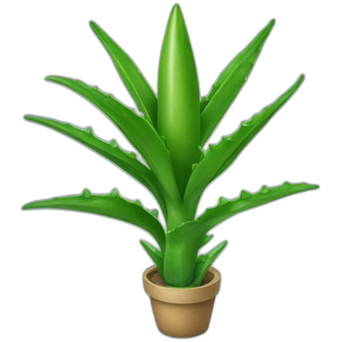planta de aloe vera emoji
