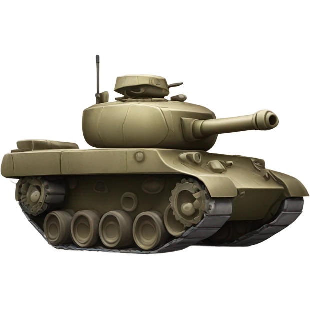 tank with car Kirby eyes emoji