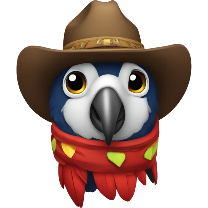 cowboy parrot emoji