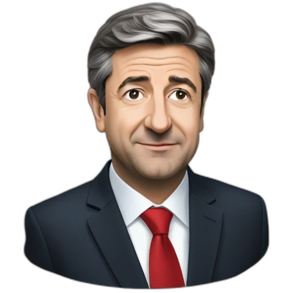 macron melenchon emoji